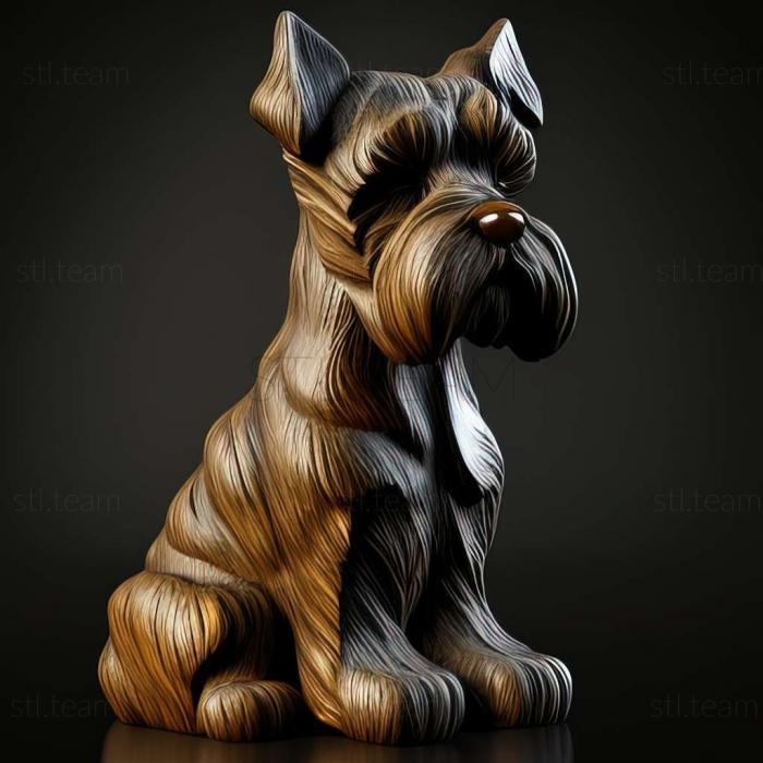 Zwergschnauzer dog